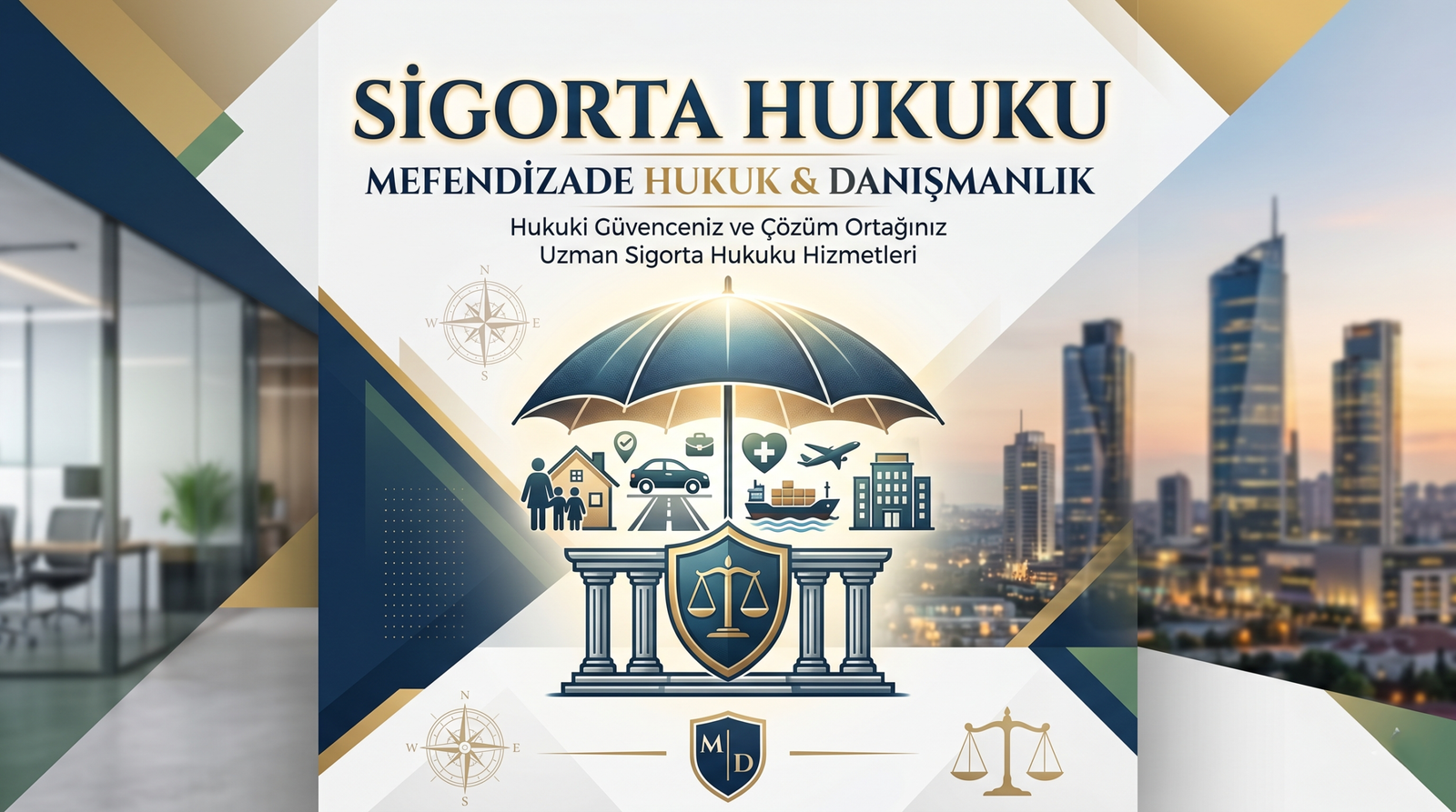Sigorta hukuku, araç değer kaybı, sgk davaları alanlarında çalışan sigorta avukatına sigorta uyuşmazlıklarınız için danışınç
